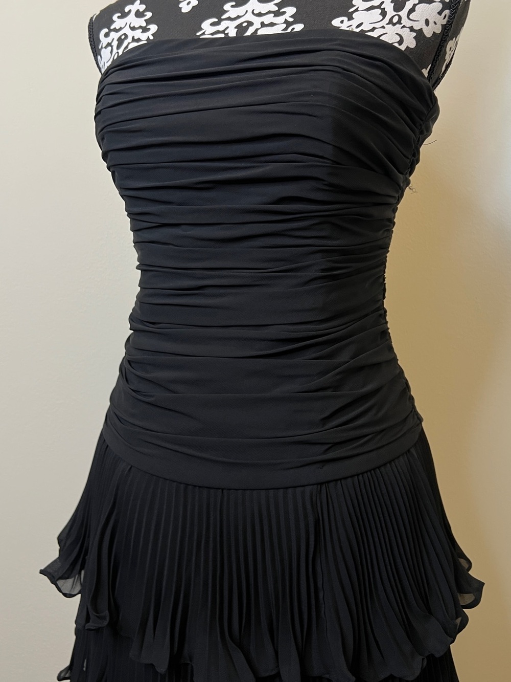 Black Party Mini Strapless Dress